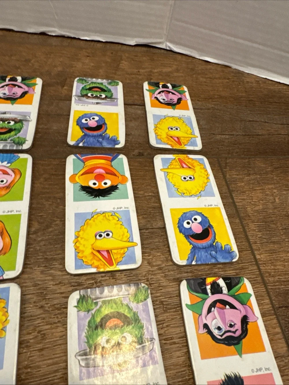 Vintage Jim Henson-Sesame Street-Dominoes Set Of 28